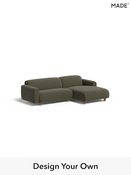 Soft Touch Boucle/Forest Green Diego By Made (AB7712) | £1,499