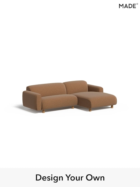 Soft Touch Boucle/Caramel Natural Diego By Made (AB7713) | £1,499