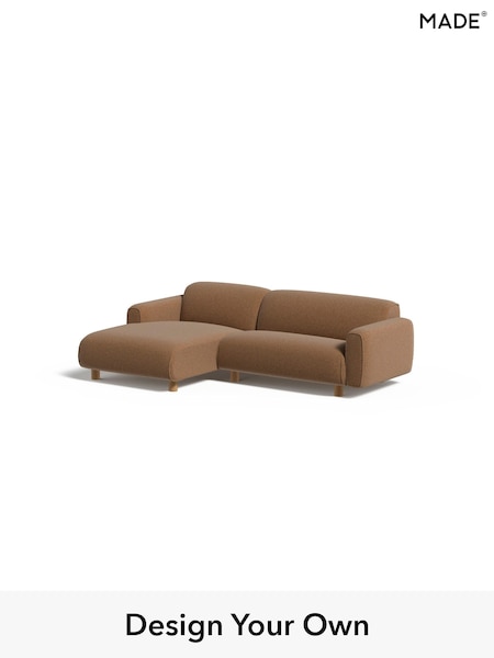 Soft Touch Boucle/Caramel Natural Diego By Made (AB7713) | £1,499
