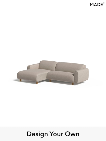 Textured Weave Easy Clean/Natural Diego By Made (AB7726) | £1,499