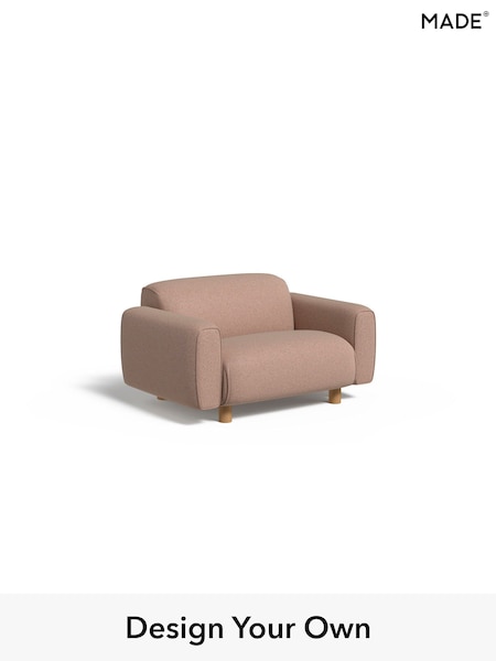 Textured Woven/Plaster Pink Diego By Made (AB7737) | £799
