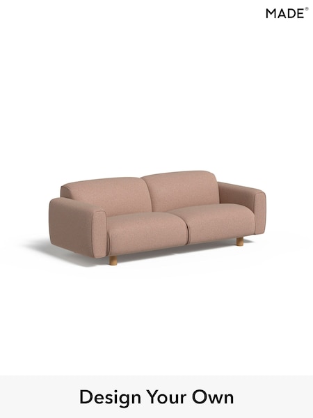 Textured Woven/Plaster Pink Diego By Made (AB7737) | £1,050