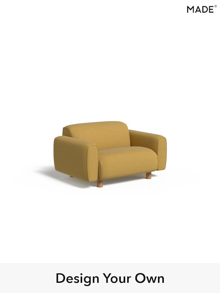 Textured Woven/Warm Ochre Diego By Made (AB7738) | £799
