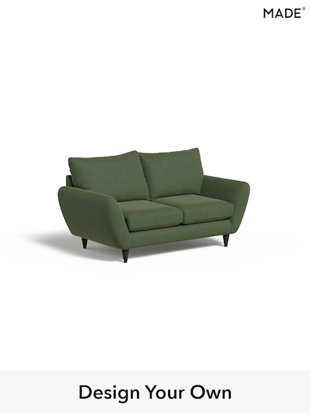 Matt Velvet Easy Clean/Grass Green Tinsley By Made (AB7852) | £799