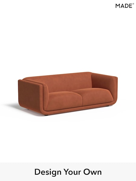 Matt Velvet Easy Clean/Burnt Orange Jadis By Made (AB7940) | £1,299
