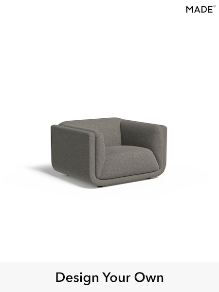 Basket Weave/Dark Linen Natural Jadis By Made (AB7951) | £950