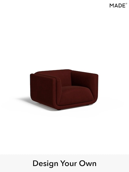 Matt Velvet Easy Clean/Rust Red Jadis By Made (AB7956) | £950