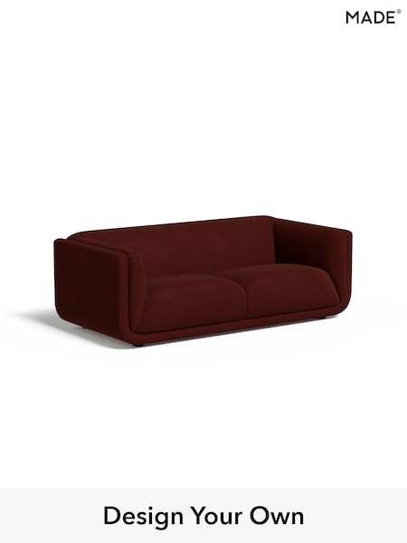Matt Velvet Easy Clean/Rust Red Jadis By Made (AB7956) | £1,299