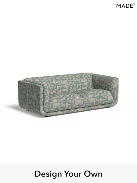 Caro Abstract Weave/Aqua Blue Jadis By Made (AB7963) | £1,450