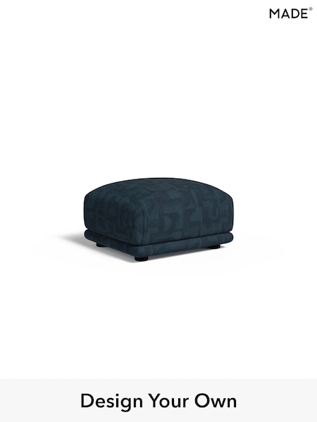 Caro Abstract Weave/Ink Blue Jadis By Made (AB7965) | £450