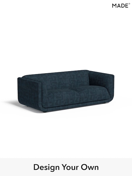 Caro Abstract Weave/Ink Blue Jadis By Made (AB7965) | £1,450