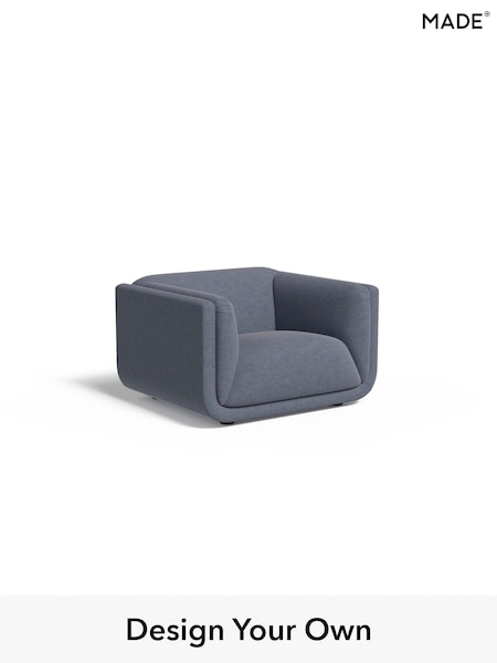 Soft Chenille Easy Clean/Denim Blue Jadis By Made (AB7974) | £1,025