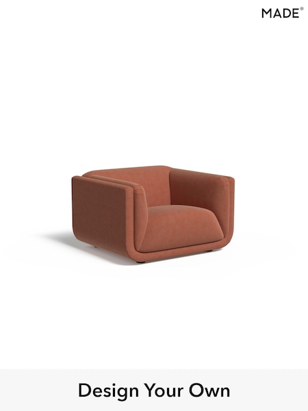 Soft Chenille Easy Clean/Paprika Orange Jadis By Made (AB7980) | £1,025