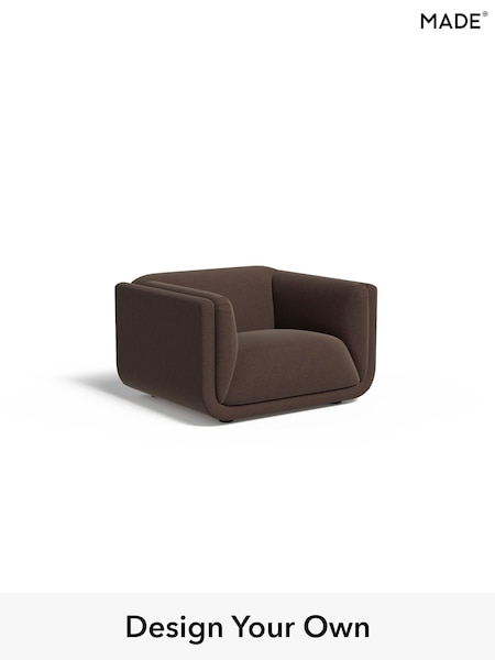 Soft Chenille Easy Clean/Mocha Natural Jadis By Made (AB7981) | £1,025