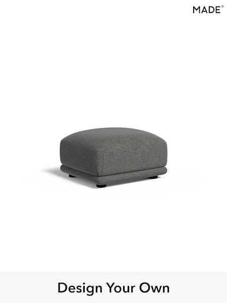 Textured Weave Easy Clean/Stone Grey Jadis By Made (AB7990) | £350