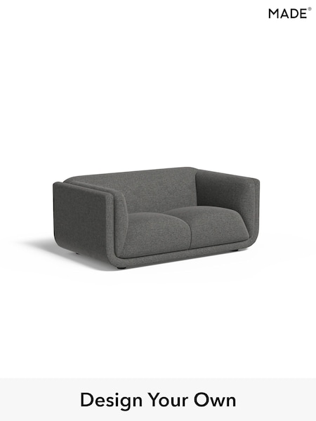 Textured Weave Easy Clean/Stone Grey Jadis By Made (AB7990) | £1,199