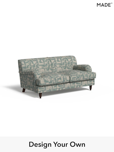 Caro Abstract Weave/Aqua Blue Orson By Made (AB7998) | £1,150