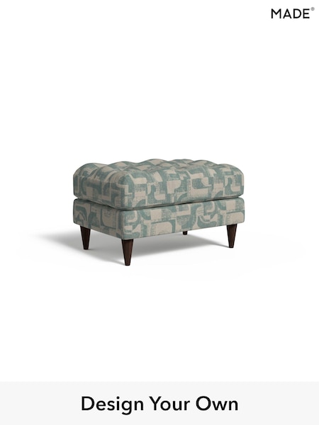 Caro Abstract Weave/Aqua Blue Scott By Made (AB7999) | £399