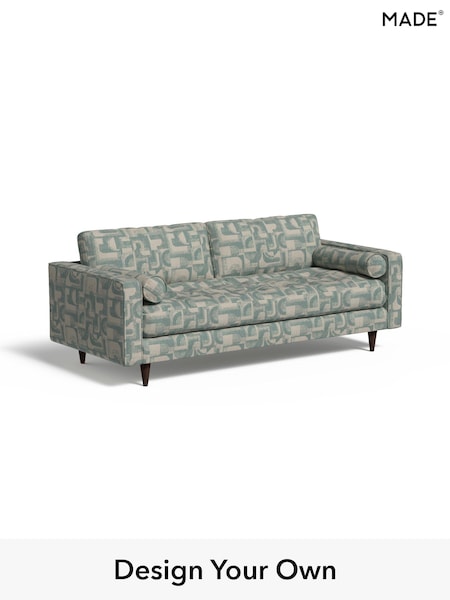 Caro Abstract Weave/Aqua Blue Scott By Made (AB7999) | £1,250