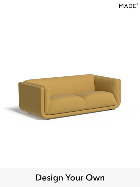 Textured Woven/Warm Ochre Jadis By Made (AB8100) | £1,375