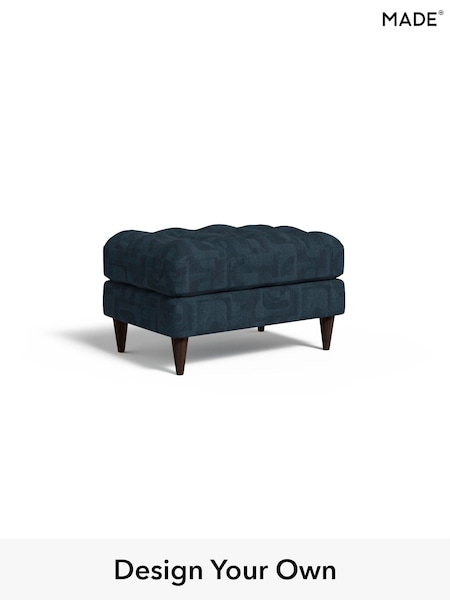 Caro Abstract Weave/Ink Blue Scott By Made (AB8103) | £399