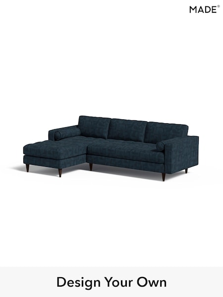 Caro Abstract Weave/Ink Blue Scott By Made (AB8103) | £1,975