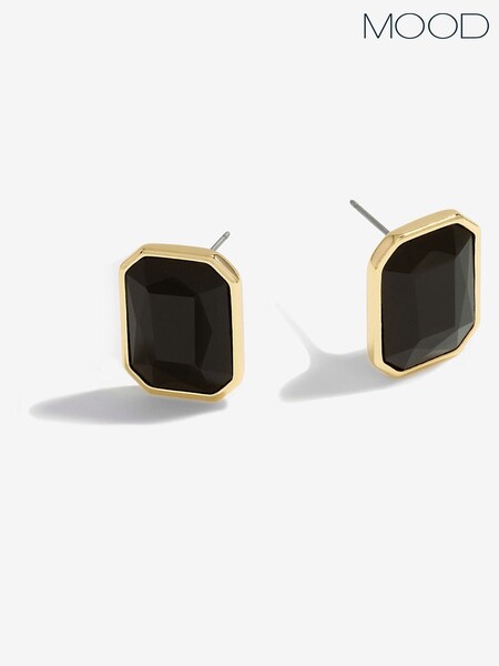 Mood Gold Tone Facet Statement Stud Earrings (AB8290) | £6