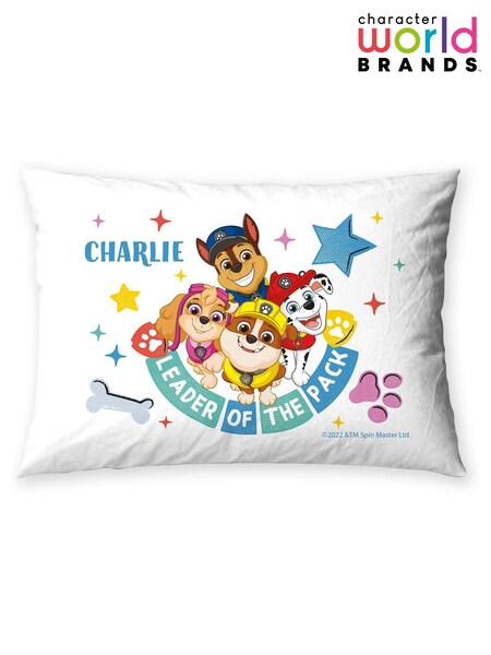 Personalised Paw Patrol Pillowcase by Character World (AB8530) | £18