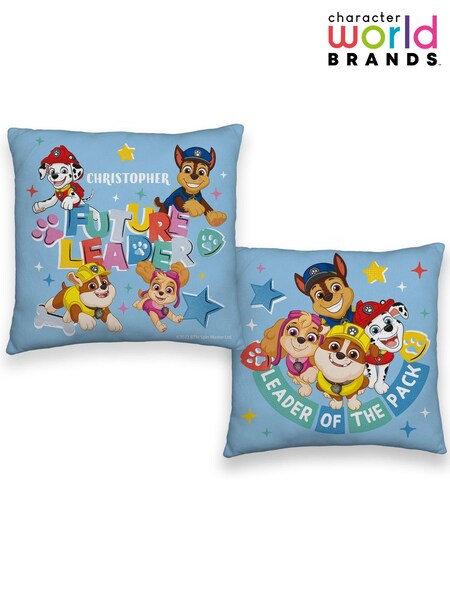 Personalised Paw Patrol Square Cushion by Character World (AB8531) | £20