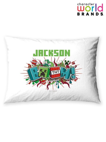 Personalised Minecraft Pillowcase by Character World (AB8534) | £18