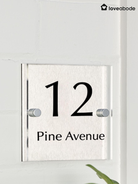 Personalised House Number Sign by Loveabode (AB8578) | £28