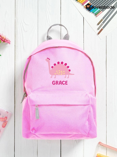 Loveabode Pink Personalised Backpack (AB8590) | £20
