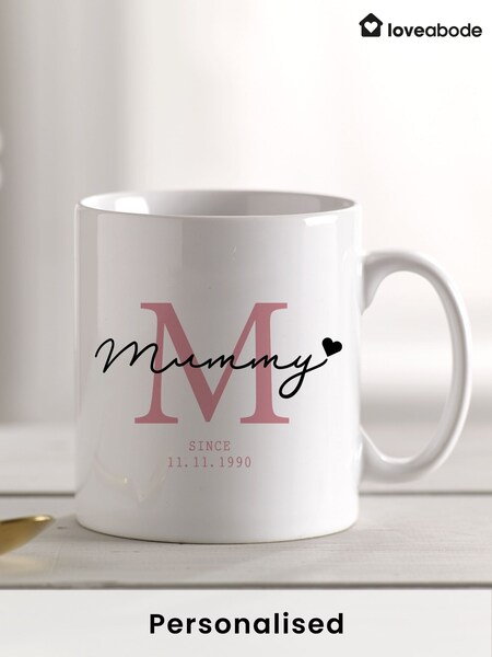 Loveabode Mummy Personalised White Mug (AB8628) | £15