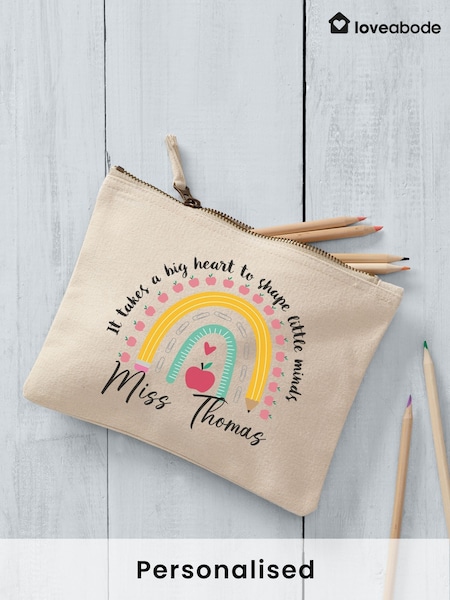 Personalised Teachers Pencil Case (AB8644) | £15