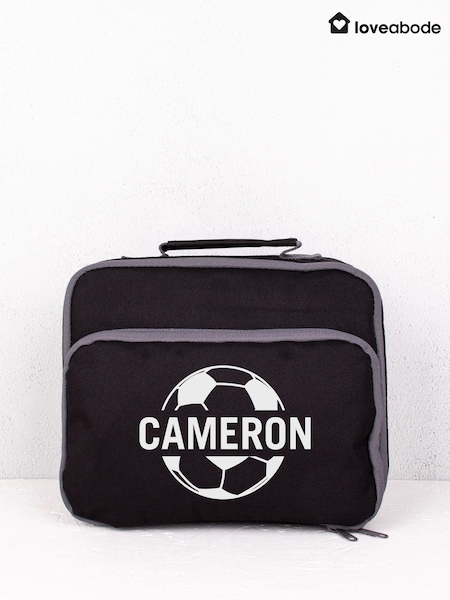 Personalised Football Lunch Bag (AB8663) | £20