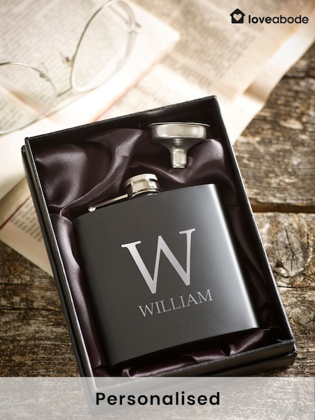 Personalised Hip Flask by Loveabode (AB8682) | £15