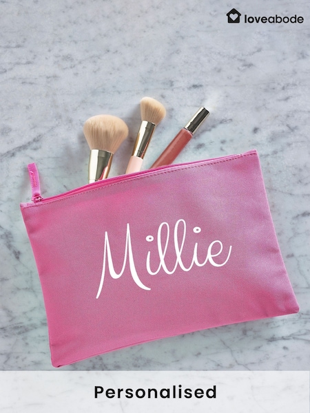 Personalised Name Pink Grab-Pouch (AB8688) | £15