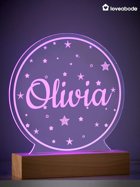 Personalised LED Name & Stars Light (AB8729) | £22