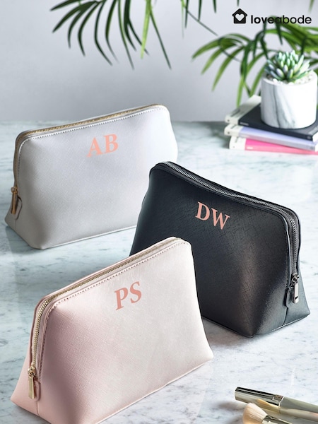 Personalised Large Initial Boutique Make-Up Bag (AB8733) | £18