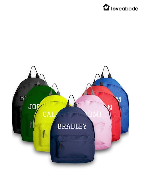 Personalised Full Name "or" Surname Rucksack Bag (AB8741) | £20