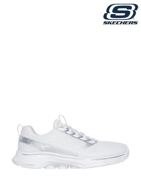 Skechers White Go Walk 7 Hailey Trainers (AB8756) | £79