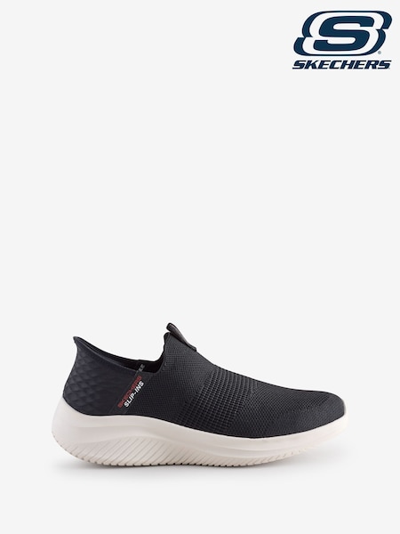 Skechers Black Wide Fit Ultra Flex 3.0 Smooth Step Slip-Ins Trainers (AB9108) | £89