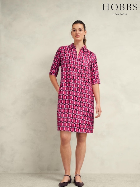 Hobbs Pink Marciella Dress (AB9155) | £139