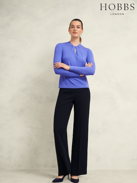Hobbs Blue Effie Jumper (AB9158) | £69