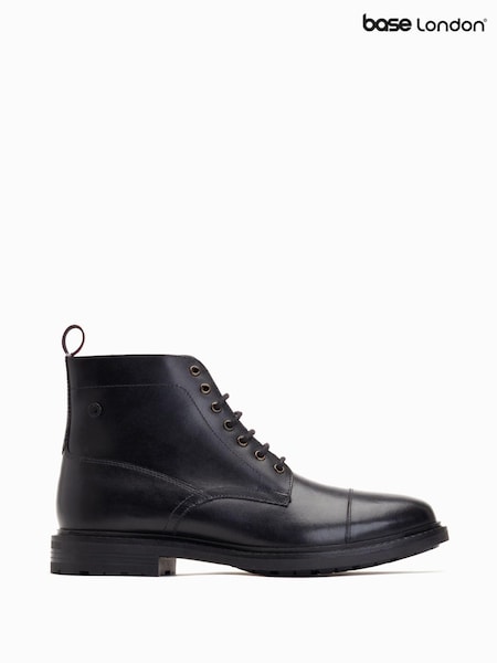 Base London Stake Lace Up Toe Cap Boots (AB9292) | £80