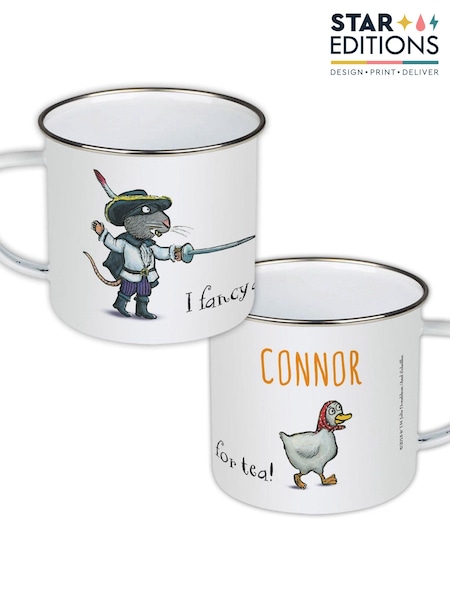 Star Editions Personalised Highway Rat Enamel White Mug (AB9548) | £15