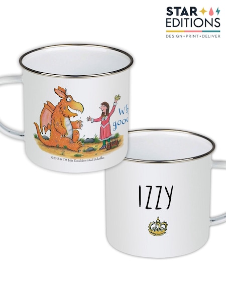 Star Editions Personalised What a good idea Zog Enamel White Mug (AB9576) | £15