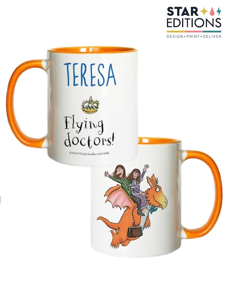 Star Editions Orange Personalised Flying Doctors Zog Coloured Insert Mug (AB9595) | £15