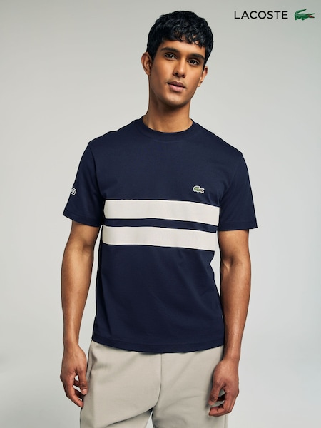 Lacoste Classic Fit Heavy Jersey Mesh Insert T-Shirt (AB9632) | £65