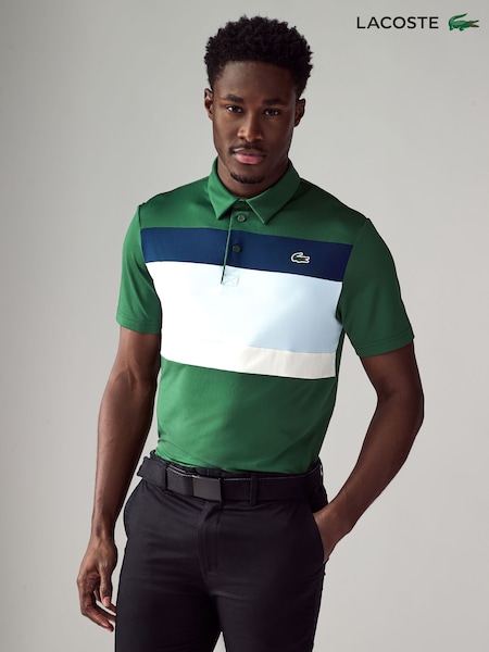 Lacoste Regular Fit Ultra Dry UV Protect Stretch Golf Polo Shirt (AB9638) | £105